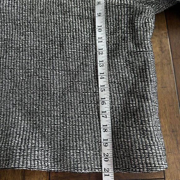 Tory Burch Gray Black Raffia Sweater Style 12152141 Size Medium $395 - Picture 6 of 13